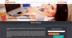 Desktop Screenshot of ledgerleads.com